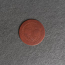 Engraved Leather Celtic Tree Coasters by Ox & Pine