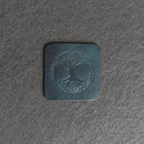 Celtic Tree Symbol Leather Coasters – Set of Four