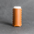 Get Personalized Leather Slim Can Holder Online