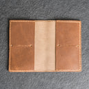 Personalized Leather Passport Cover