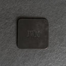 Personalized Leather Coasters -  Individual or Set of 4
