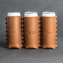Shop Best Personalized Leather Slim Can Holder Online