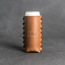 Get Personalized Leather Slim Can Holder