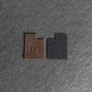 Personalized Utah Shape Leather Patches with Optional Hook and Loop Fastene