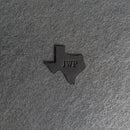 Personalized Texas Shape Leather Patches with Optional Hook and Loop Fastener