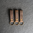 Loop Keychain - Personalized Premium Leather Keychain