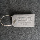 Education is the key Backpack Luggage Tag | Back to School