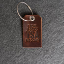 TSA Leather Luggage Tag