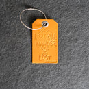 Not All Who Wander Are Lost Leather Luggage Tag