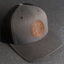 Leather Patch Trucker Style Hat - PNW Stamp