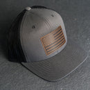 Buy American Flag Leather Patch Trucker Style Hats Online
