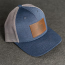 Leather Patch Performance Style Trucker Hat - Texas Stamp