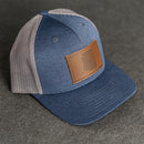 Leather Patch Performance Style Trucker Hat - Arizona Stamp