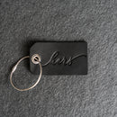 His or Hers Stamped Leather Luggage Tag (sold individually)