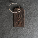 Weddings - Mr. or Mrs. Design Stamped Leather Luggage Tags