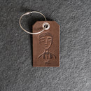 Weddings - Mr. or Mrs. Design Stamped Leather Luggage Tags