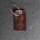 Weddings - Mr. or Mrs. Design Stamped Leather Luggage Tags