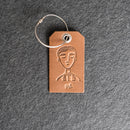 Weddings - Mr. or Mrs. Design Stamped Leather Luggage Tags