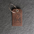 Weddings - Mr. or Mrs. Design Stamped Leather Luggage Tags