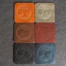 Shop Ox & Pine Celtic Tree Leather Coasters (Set of 4)