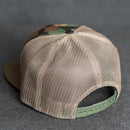 America’s 250th Anniversary Eagle Leather Patch Hat – Flat Bill 7 Panel Trucker Hat – Limited Edition