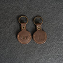 AirTag Keychain | Personalized Premium Leather Keychain AirTag Holder