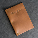 Leather Menu Cover with Chicago Screws - Soft Cover