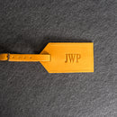 Personalized Leather Luggage Tags with Address Card Insert