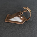 Personalized Leather Luggage Tags with Address Card Insert