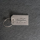 I haven't been everywhere Leather Luggage Tag