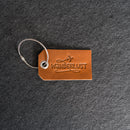 Wanderlust Leather Luggage Tag