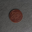 Merry & Bright Leather Coasters - 4" Round or Square - Sold individually or as a Set of 4