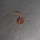 Order Leather Stocking Tag or Ornament - Circle