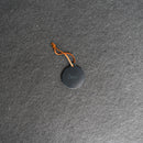 Personalized Leather Tag - Circle
