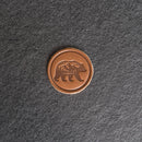 Bear Leather Patches with Optional Hook and Loop Fastener
