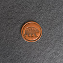 Bear Leather Patches with Optional Hook and Loop Fastener