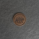 Bear Leather Patches with Optional Hook and Loop Fastener