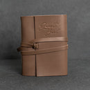 Memorial Guest Book - Leather 6x8 Book with Personalization Options for Funeral or Celebration of Life