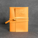 Memorial Guest Book - Leather 6x8 Book with Personalization Options for Funeral or Celebration of Life