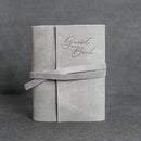 Memorial Guest Book - Leather 6x8 Book with Personalization Options for Funeral or Celebration of Life