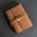 Event Guest Book - Leather 6x8 Book with Personalization Options for Birthday or Anniversary Parties