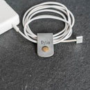 White Cable with a Leather Tag