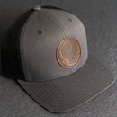 America’s 250th Anniversary Eagle Circle Leather Patch Trucker Hat - Limited Edition