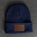 America’s 250th Anniversary Eagle Leather Patch Beanie - Limited Edition