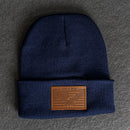America’s 250th Anniversary Eagle Leather Patch Beanie - Limited Edition