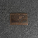 America’s 250th Anniversary Eagle Leather Patch – Limited Edition - Optional Hook and Loop Fastener