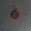 America's 250th Anniversary Leather Circle Keychain - Thick Leather