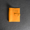 Personalized Leather 3-Ring Mini Recipe Binder with Recipe Cards