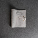 Personalized Leather 3-Ring Mini Recipe Binder with Recipe Cards