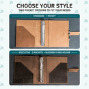 Buy two ring-bound notebook/planner